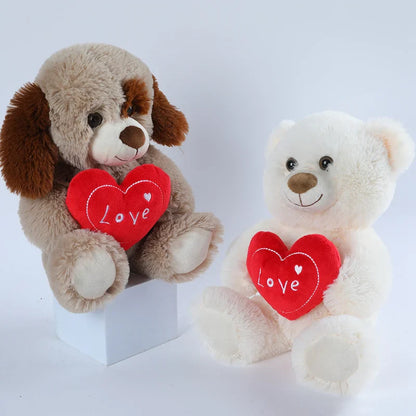 30Cm Giant Teddy Bear And Dog Valentine Plush Gift