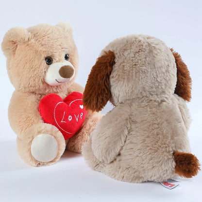 30Cm Giant Teddy Bear And Dog Valentine Plush Gift