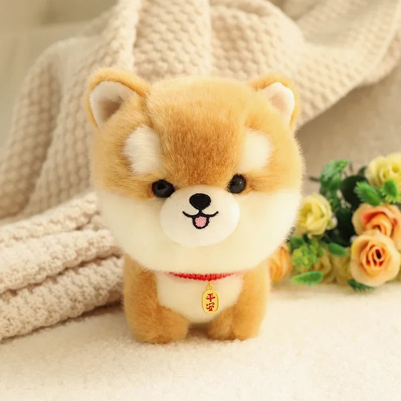 Kawaii Lifelike Fluffy Puppy Dog Plush Toy Gift