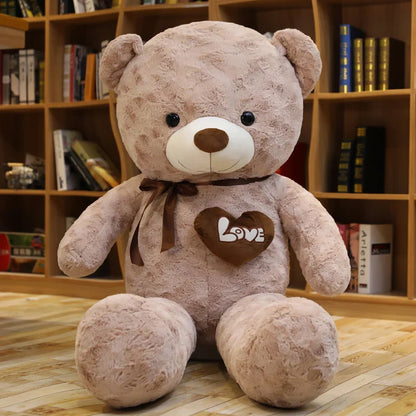 Giant Teddy Bear Plush Love Heart Stuffed Toy Gift