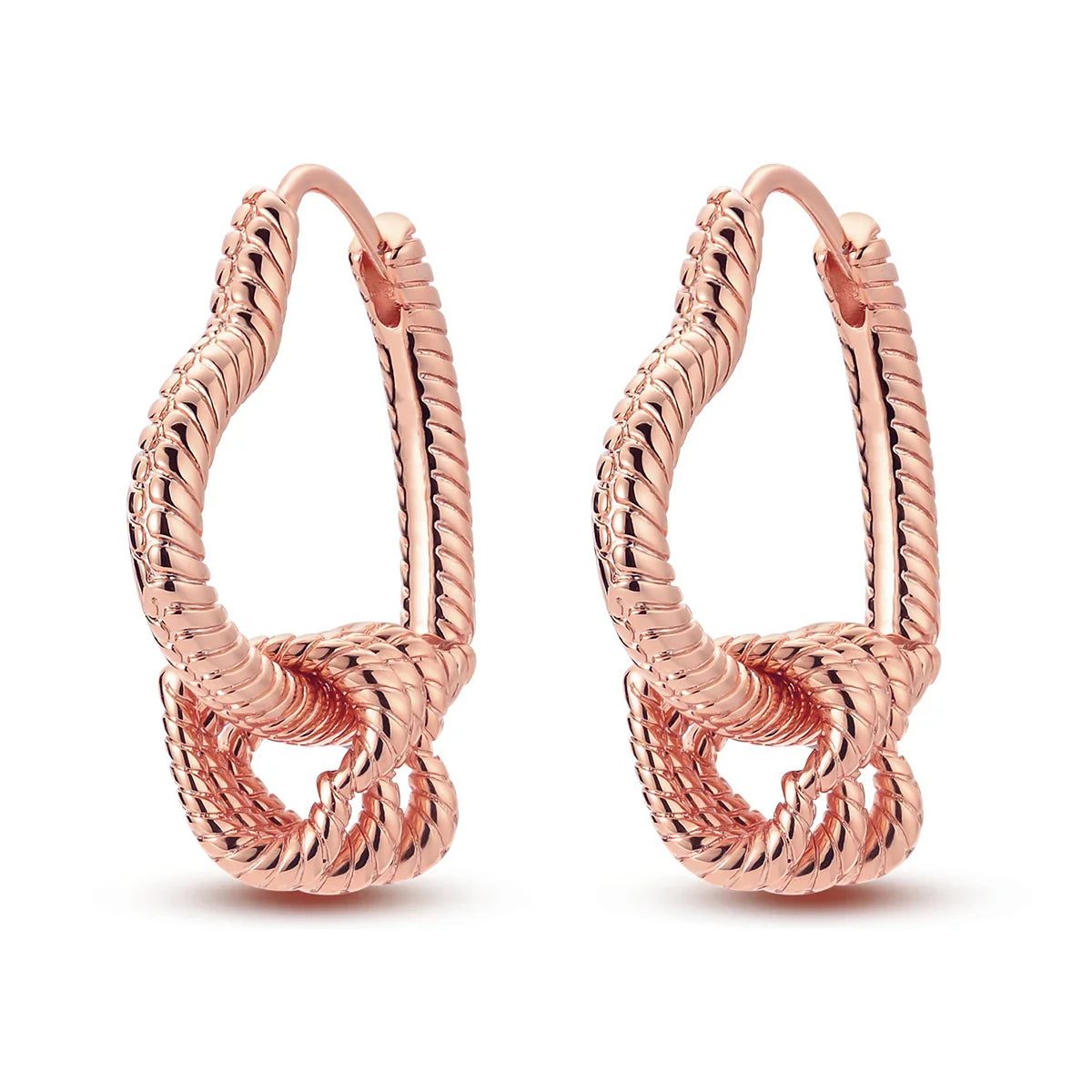 Valentines Gifts For Her Silver Plated Heart Hoop Earrings