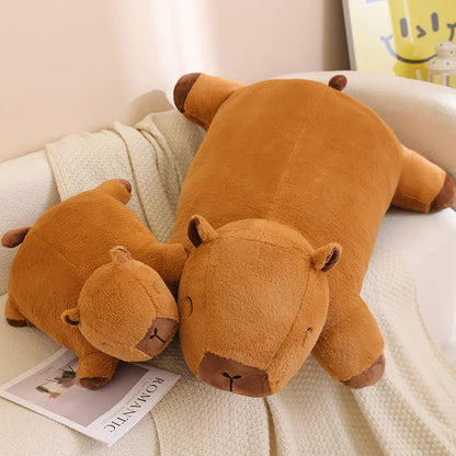 Giant Teddy Bear Kawaii Capybara Plush Floor Mat Carpet