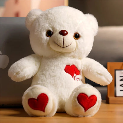 30Cm Giant Teddy Bear Luminous Plush Toy With Hearts