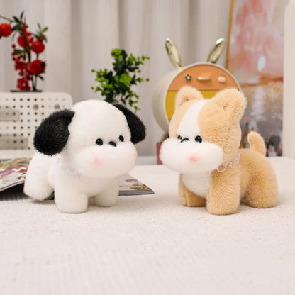 Kawaii Lifelike Fluffy Puppy Dog Plush Toy Gift