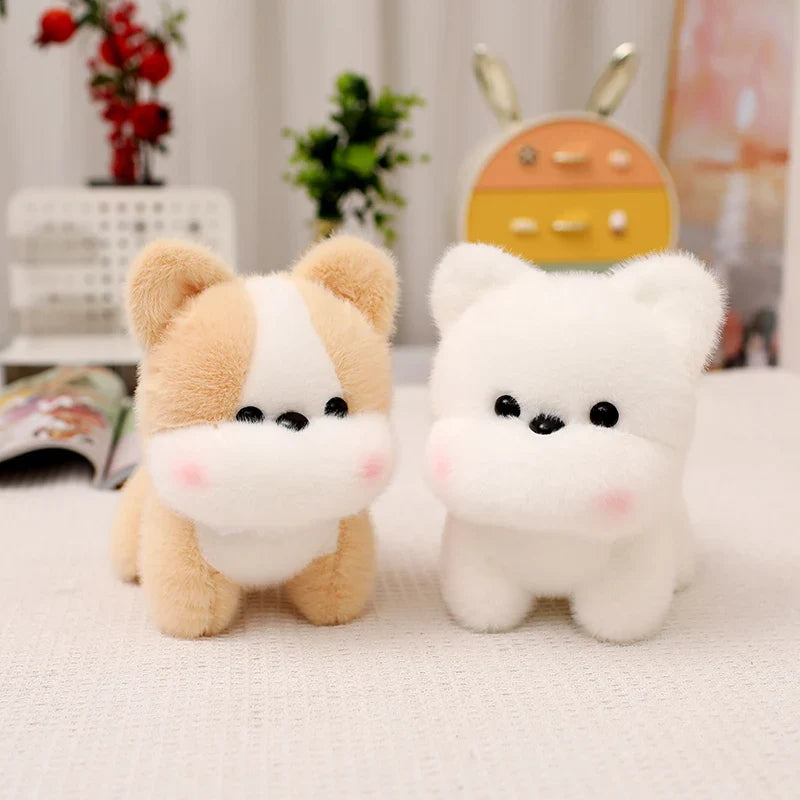 Kawaii Lifelike Fluffy Puppy Dog Plush Toy Gift