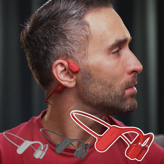 Waterproof Bone Conduction Headphones Stereo Bluetooth Wireless