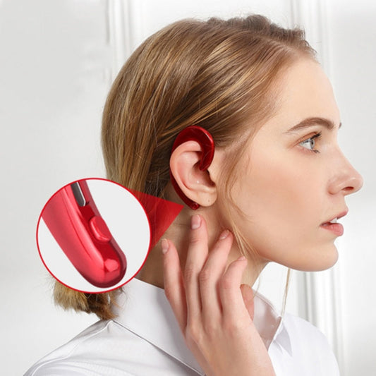 Wireless Bone Conduction Bluetooth Earhook with Mic & Noise Cancelling