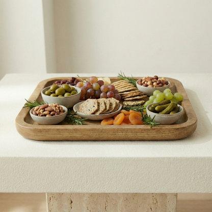 Wood Square Tray