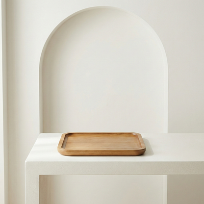 Wood Square Tray