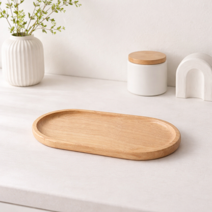 Wooden Oval Tray
