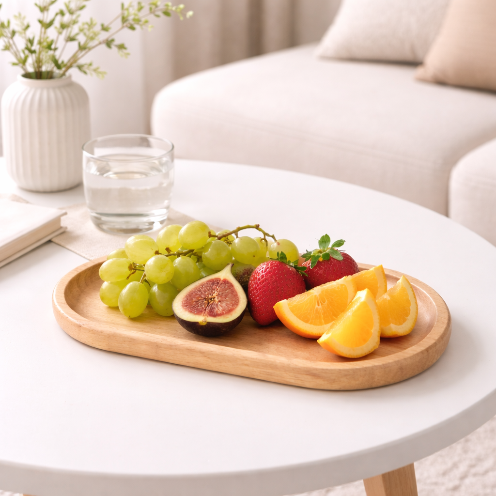 Wooden Oval Tray