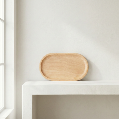 Wooden Oval Tray