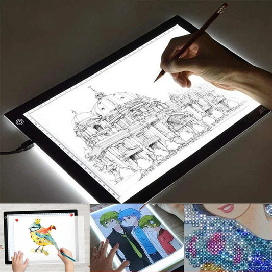 A4 LED Light Pad for Drawing, Tracing, and X-Ray Viewing