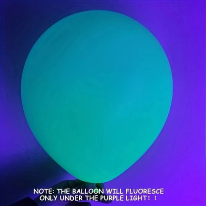 20pcs Neon UV Glow Balloons for Party Decoration