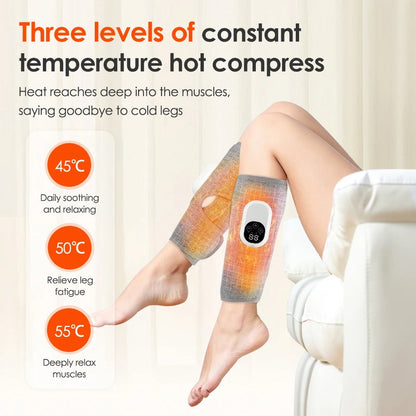 360° Heated Vibration Air Pressure Leg Massager