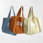 Handmade Large SWA Canvas Tote Bag – Versatile and Stylish