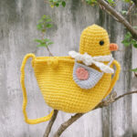 Handmade Cute Duck Crochet Bag for Baby