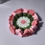 Handmade Crocheted Flower Coaster – Charming and Stylish