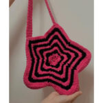 Handmade Crocheted Star Tote Bag – Stylish and Unique