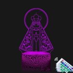 3D LED Night Light of Our Lady for Church Decoration and Gift