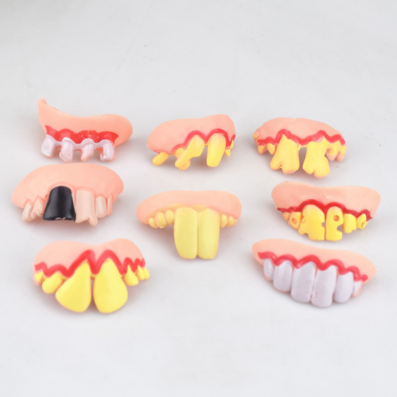 Funny Dog False Teeth Halloween Cosplay Supplies Pet Decorating Toys