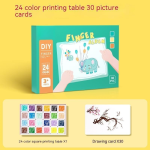 DIY Finger Painting Toys for Kids – Early Educational Coloring Book