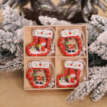 Christmas Wooden Ornaments – Merry Christmas Decorations for Home