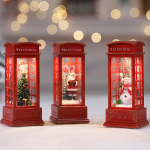 Water-Filled Small Wind Lamps – Christmas Tree Scene Decorations