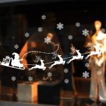 Christmas Window Stickers with Snowflakes for Home Decor