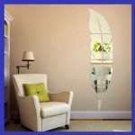 Mirror Wall Stickers Living Room Art Home Decor