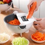 Magic Vegetable Cutter With Drain Basket