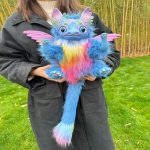 Fantasy Creature Horned Dragon Fantasy Dragon Plush Birthday Gift