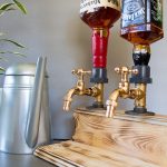 Liquor Alcohol Whiskey Wood Dispenser