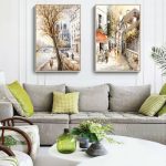 Art Print Paintings, Simple Living Room Wall Pictures