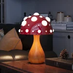 Classic style mushroom shaped LED lamp for living room, bedroom, study, hotel