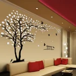 Wall Stickers For TV Living Room Sofa 3D Wall Art Home Decoration