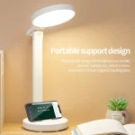 Rechargeable Eye-Protection LED Desk Lamp for College Students, Dormitory, Bedroom, Bedside Reading Night Light