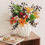 Modern Ceramic Shell Vase Set for Home Decor