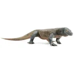 Realistic Komodo Dragon Figurine – Plastic Decoration