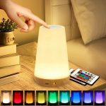 13 Color Changing RGB Night Light with Remote Control & Touch Sensor