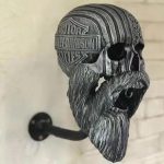 Skull Helmets Holder Wall Mount