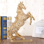 Nordic Resin Horse Sculptures for Home Decoration