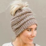 Soft Knit Beanie That’s Perfect For Ponytails & Buns