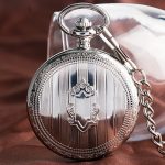 Silver Full Hunter Pocket Watch – Classic Antique Look, Intricately Designed