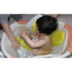 Baby Bath Flower Blooming Lotus