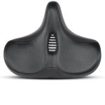 Wide & Comfortable Bike Saddle Ergonomic Soft Cushion for MTB Road