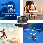 Brave 4 Waterproof Sports Action Camera Full Hd 4K 20Mp