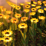 Solar Powered Sunflower Lights – Outdoor Garden Decor