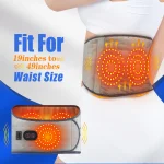 Multifunctional Heating and Vibration Waist Belt for Back Pain Relief and Muscle Relaxation