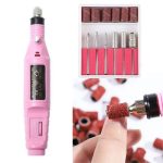 Multifunctional Electric Nail Drill Machine with 6 Bits for Acrylic Nail Art